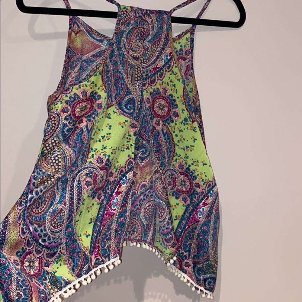 Colorful Patterned Tank Top - Picture 2 of 6